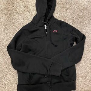 Oakley Women’s Full Zip Hooded Sweatshirt with Zippered Pockets